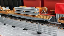 H0 Stahlträger Set mit Gestell, 6 Stk. Ladegut, 1:87, Modelleisenbahn, 3D-Druck