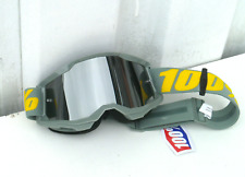 100% brille Strata 2 silber verspiegelt Anti-Fog Crossbrille  Izipizi !