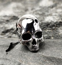 Edelstahl Schädel Bead