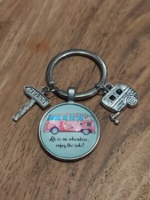 Auto Schlüsselanhänger Anhänger Autoanhänger Camping Camper Wohnwagen Mobil 3
