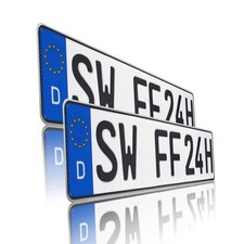 2 KFZ H-Kennzeichen Carbon |