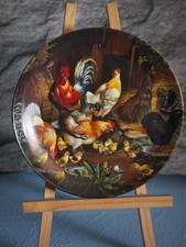 Tirschenreuth Sammelteller, Der stolze Hahn, Wandteller, Mit Zertifikat