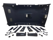 BMW E61 LCI Touring Dach Himmel schwarz anthrazit Set Säulen Griffe Leuchten