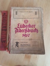 Adressbuch Lübeck 1957, Schmidt -Römhild / Gut für Historiker und Ahnenforschung