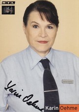 Autogramm - Karin Oehme (Hinter Gittern)