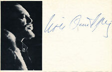 Will Quadflieg Autogramm handsigniert 100% Original X176