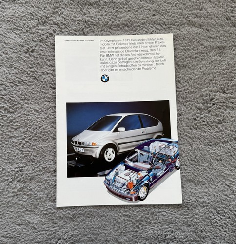 Bmw elektroantrieb 3er - bmw, e1