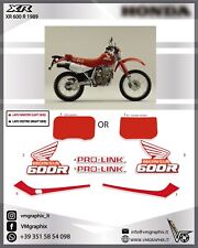 Aufkleber XR 600 R 1989 XR 600R XR600RK adhesives/graphics/stickers/decals
