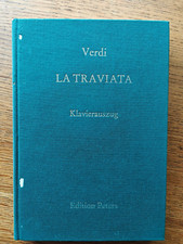 G. Verdi Opera La Traviata Vocal Score Edition Peters Clean copy