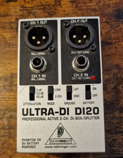 Behringer DI20 ULTRA-DI Professional Active 2 Kanal DI-Box/Splitter