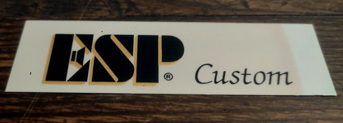Esp custom headstock logo - esp,