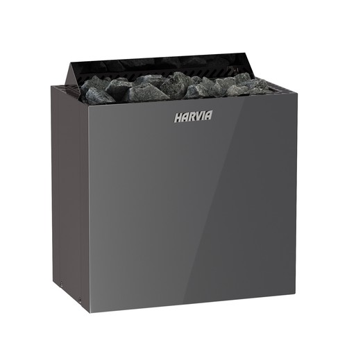 Harvia qubic blacksteel - blacksteel, bq80e