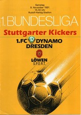 9.11.91 Dynamo Dresden- Stuttgarter Kickers