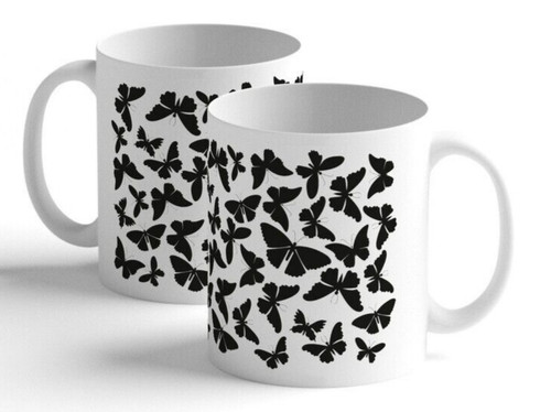 Tasse bedruckt schmetterling - -,