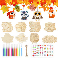 Holz Basteln Herbst,93 Stück