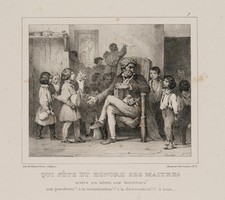 N. CHARLET (1792-1845), Qui fête et honore ses maîtres,  1837, Lith. Figürlich