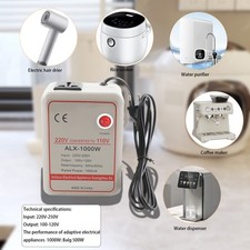 Spannungswandler Transformator 220V auf AC 110V Adapter Inverter 500W/1KW/2KW