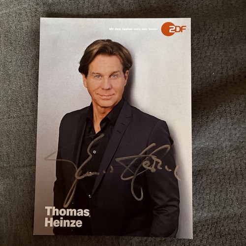 Autogrammkarte thomas heinze - thomas,