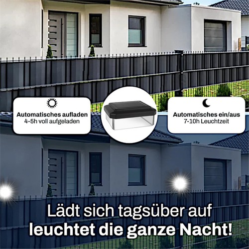 6er pack pfostenleuchte - 6er, led