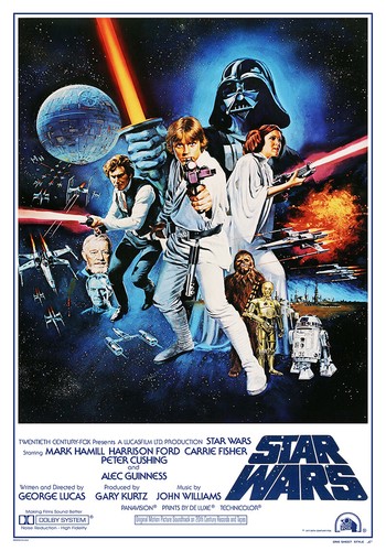 Star wars poster plakat - star,