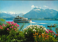 Suisse - Schweiz - Switzerland - Schaufelraddampfer Blümlisalp Thunersee Niesen