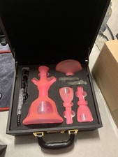 Glas Shisha mit Koffer