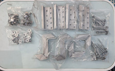 Dachhaken verstellbar Solar Photovoltaik 12 STÜCK Edelstahl + 36x Holzschrauben