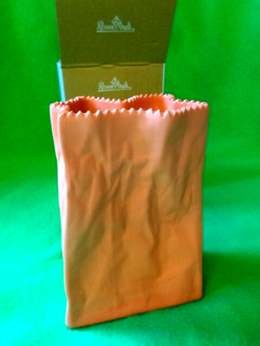 Tütenvase coral cm matt - ,