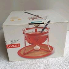 rares Bodum GLÖGG Glühwein Set Feuerzangenbowle Vintage Danish Mid Century 