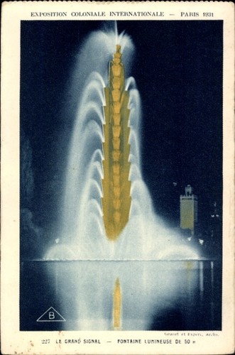 Paris kolonialausstellung - ak, paris,