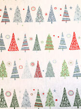 Kracht Geschirr-Trocken-Küchentuch "Forest" Winter Weihnachten Tanne Halbleinen