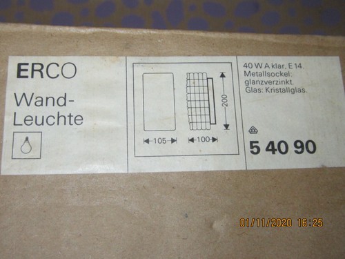 Erco deckenlampe wandlampe - x,