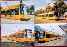 4 Fotos Straßenbahn Dresden