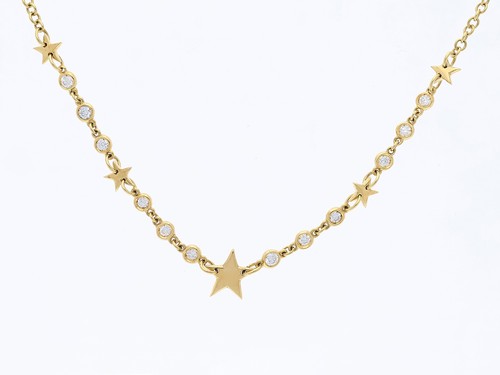Top preis collier stern - stern, 0,40