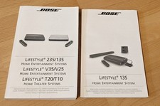 BOSE Handbücher Lifestyle 135 235 V35 V25 T20 T10 Home Entertainment System
