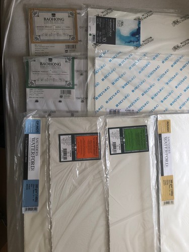 Aquarell papier probier - aquarell,