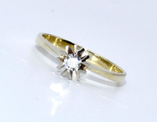 Solitär Brillant Ring 0,15