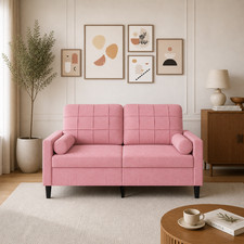 2 Sitzer Couch Sofa Samt