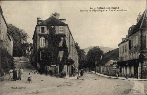 Salins les bains - les, jura,