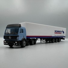 MB-00-001 blue LKW white truck