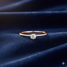 Diamant Ehering rund 0,30