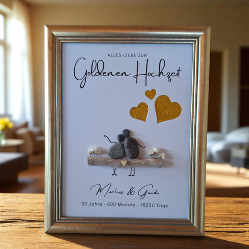 Geschenk goldene hochzeit - hochzeit, 50