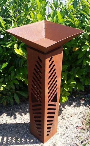Edelrost säule rostsäule - edelrost,