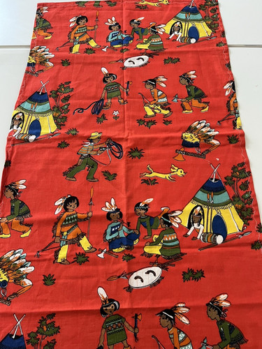 Stoff indianer kinder - , vintage