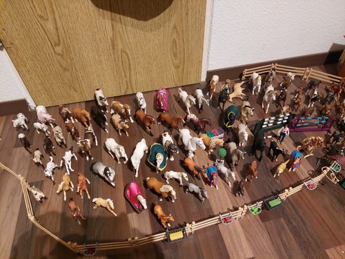Schleich pferde mit - mit, zubehör