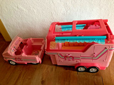 Barbie Luxus Trailer Pferdeanhänger Auto 90er Jahre Vintage