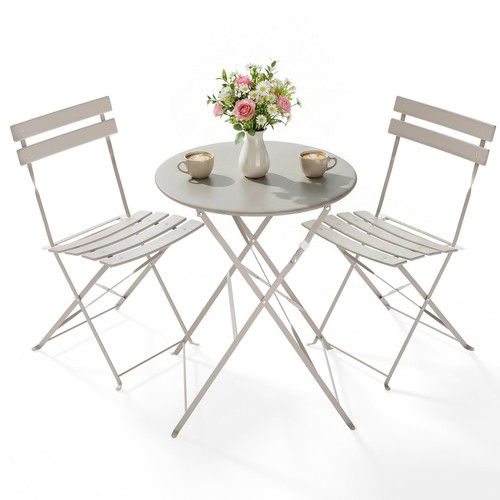 Bistro set garten möbel stahl - garten,