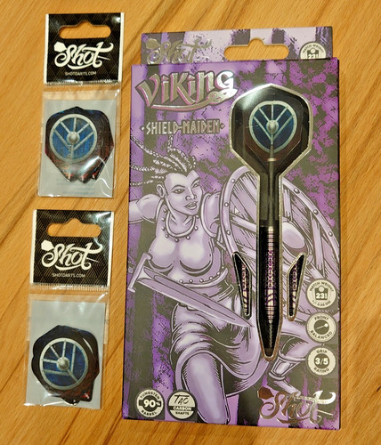 Shot steel dart viking - steel, shield