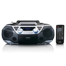 Lenco SCD-720SI - Tragbare XXL Boombox mit DAB+ / FM-Radio, Bluetooth®, CD-, USB