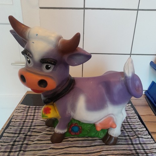 Gartenfigur lila kuh - gartenfigur, 39